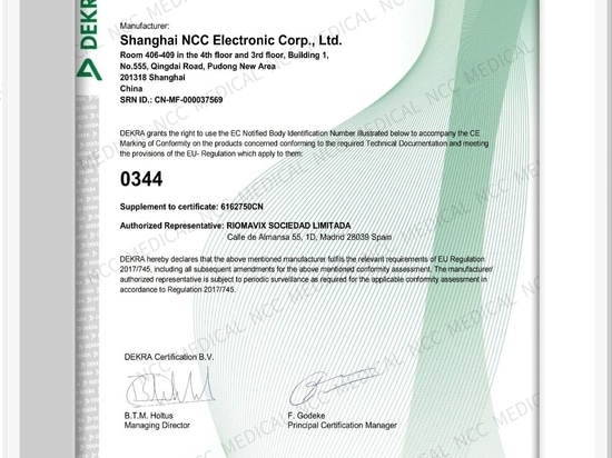 NCC Medical Strengthens Global Market Readiness with Dual CE MDR Certification