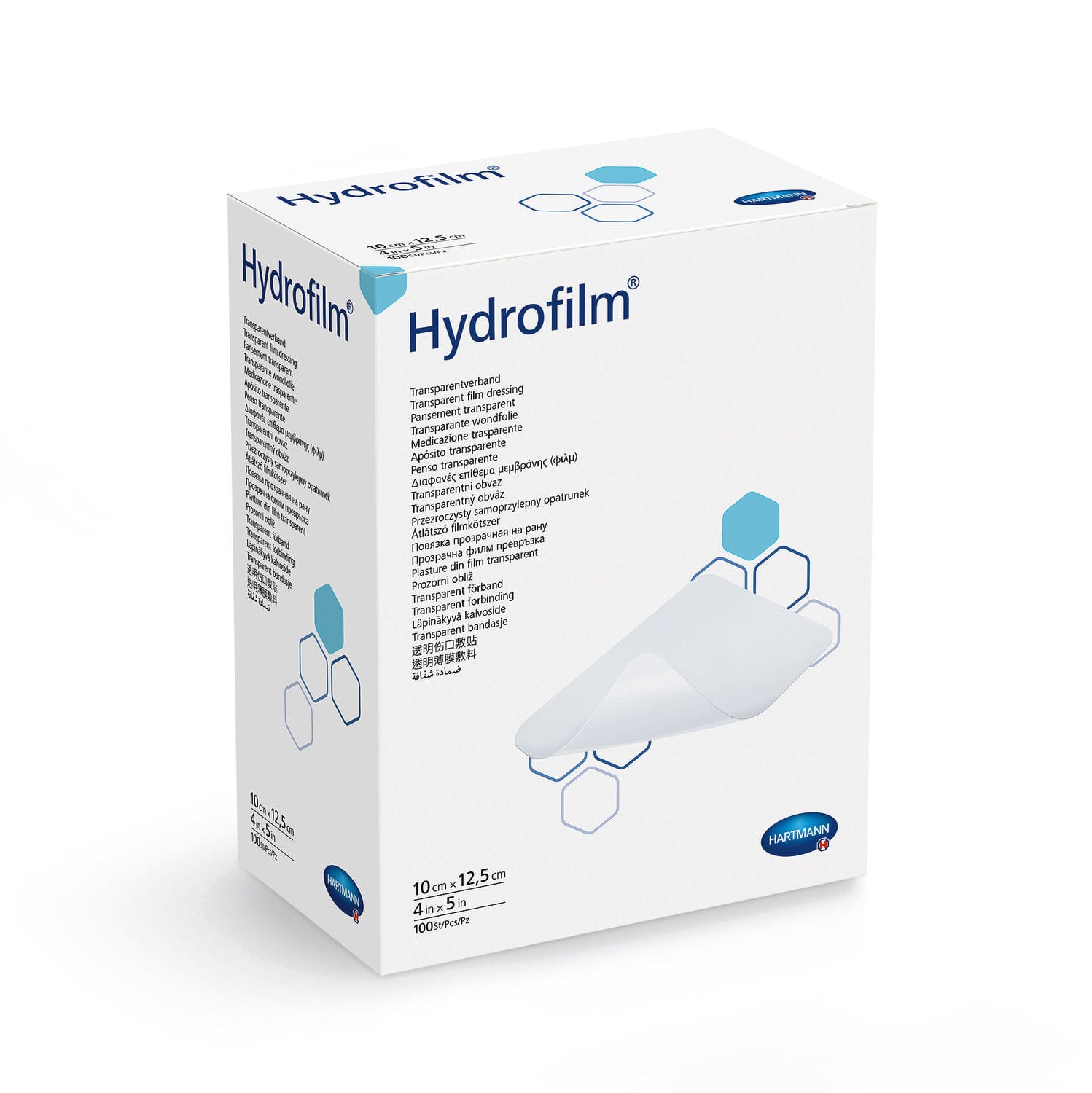ポリウレタン皮膚包帯 - Hydrofilm® - Hartmann - 無菌 / 通気性の良い