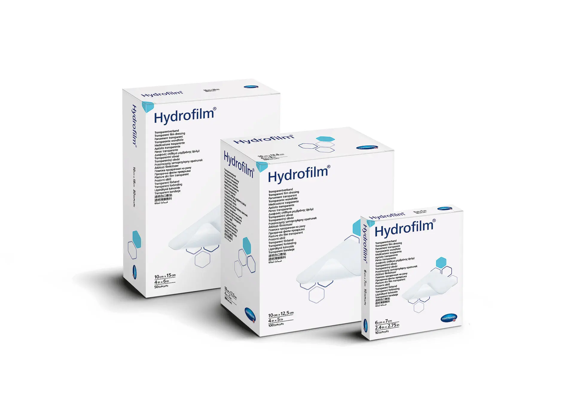 ポリウレタン皮膚包帯 - Hydrofilm® - Hartmann - 無菌 / 通気性の良い