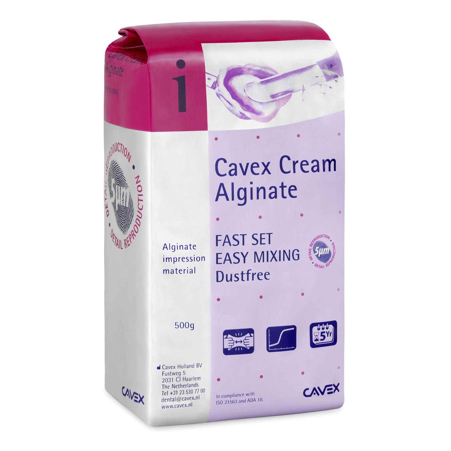 アルギン酸歯科材料 - Cream Alginate - Cavex Holland BV - 印象用トレー