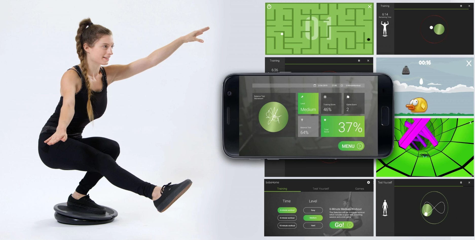 bobo バランスボード 黒