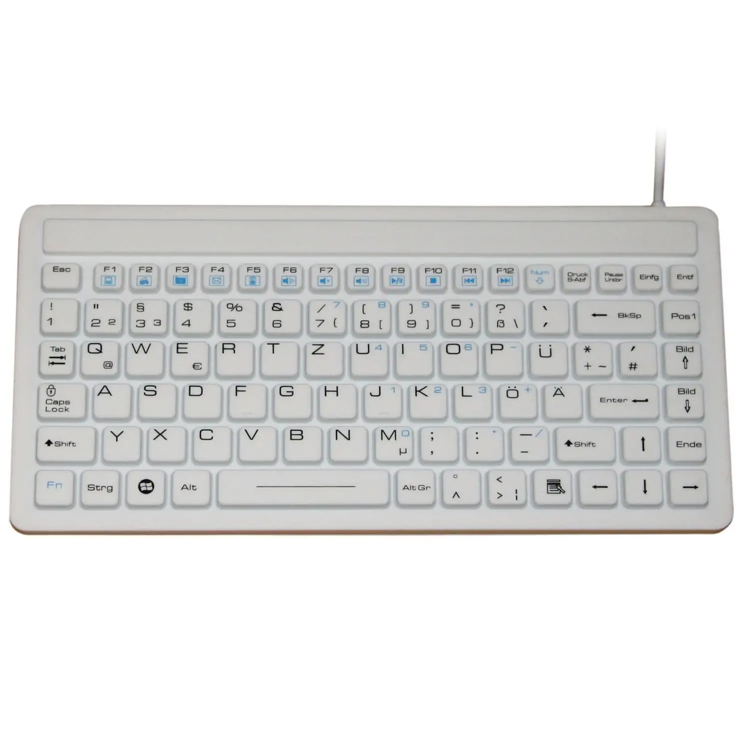 シリコンキーボード - P-M272 - PAC Technology - 抗菌性 / 衛生 / 防水