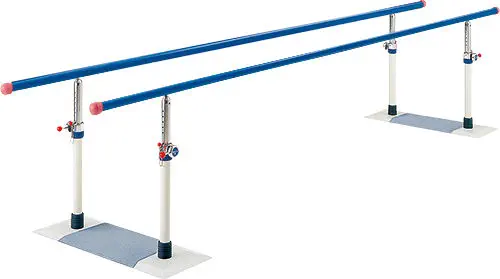 歩行平行棒 2m 高さ調整可能　ブルー 4609449-20738107.webp