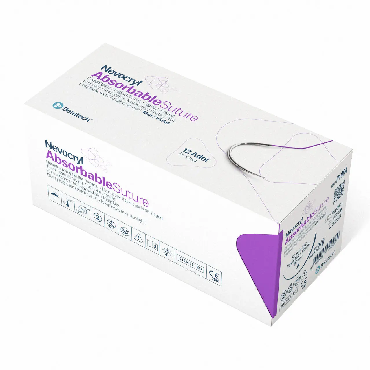吸収性縫合糸 - NEVOCRYL PGA - Betatech Medical - 一般手術用