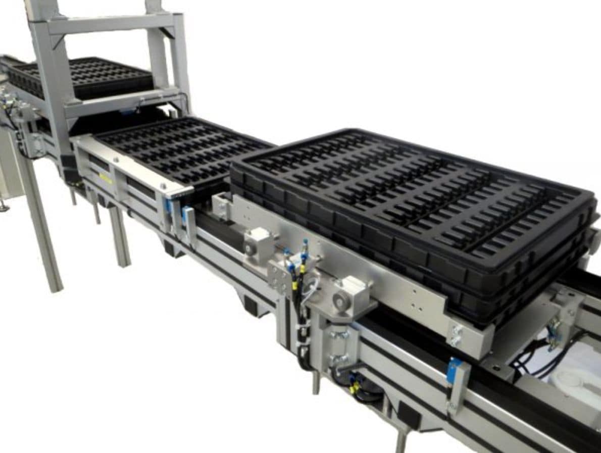 ハンドリング用パレット梱包システム EasyLine FLG Automation AG コンパクト / トレー