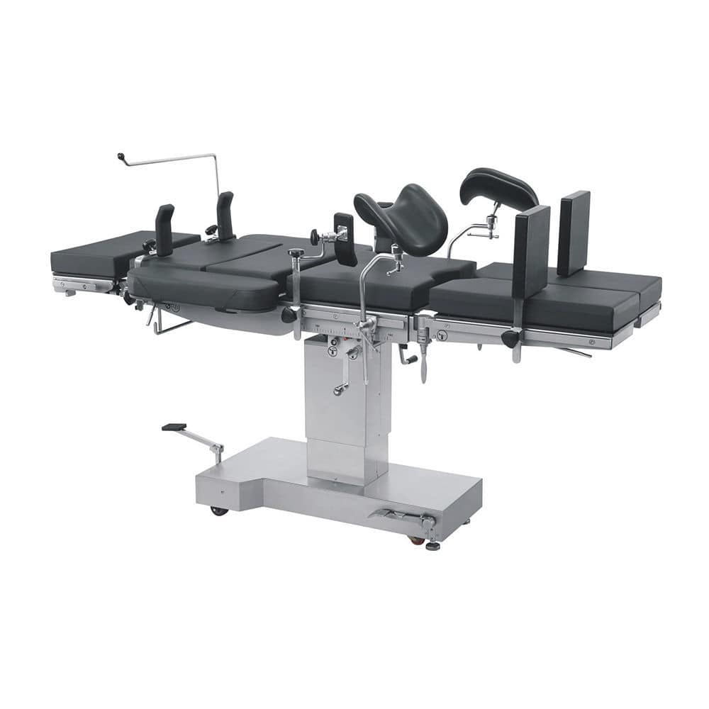 汎用手術台 - MT700 - Ningbo Techart Medical Equipment - 油圧式 / 傾斜 / レッグレスト付き