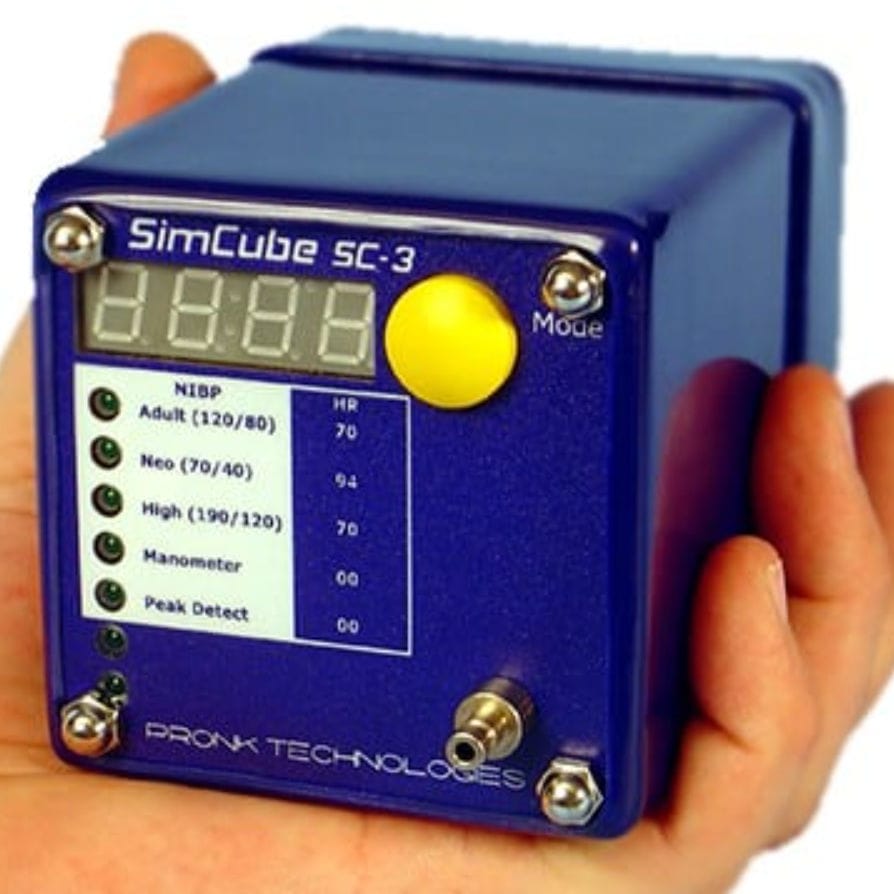 一般的な治療用シミュレーター SC3 SimCube® Pronk Technologies NIBP / モニター / 携帯型
