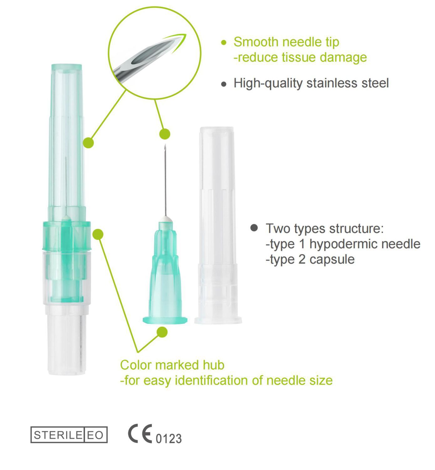 皮下針 - Berpu Medical Technology - 27G / 30G / 31G