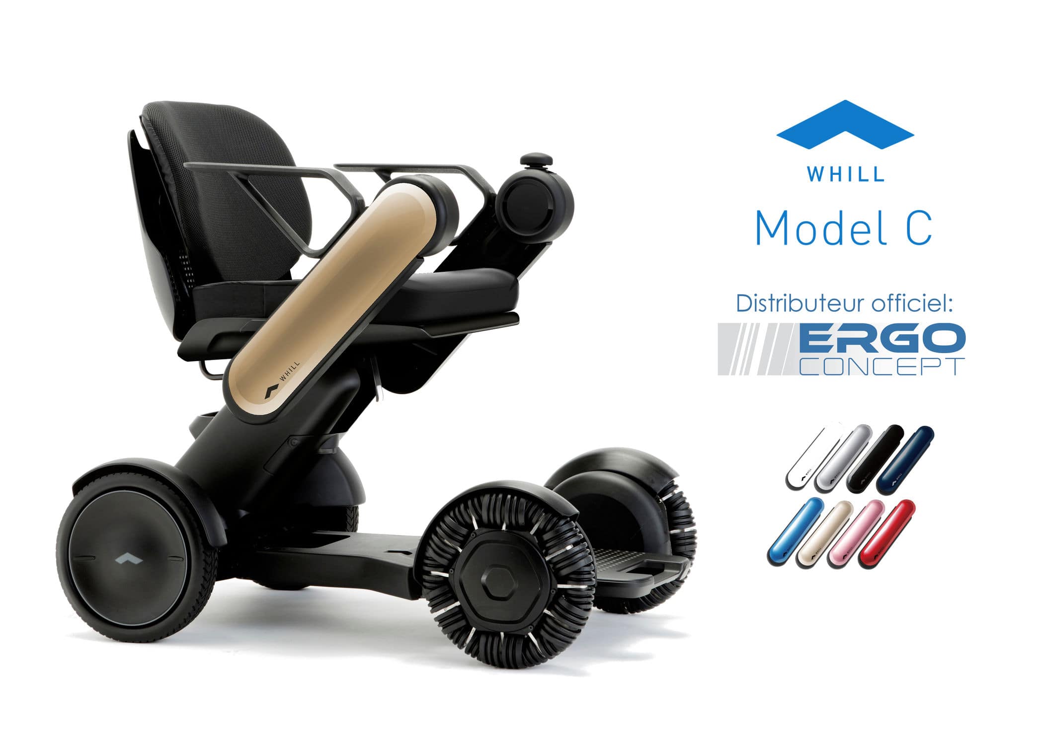 電動車椅子 - WHILL Model C - ErgoConcept - 屋外 / 屋内用