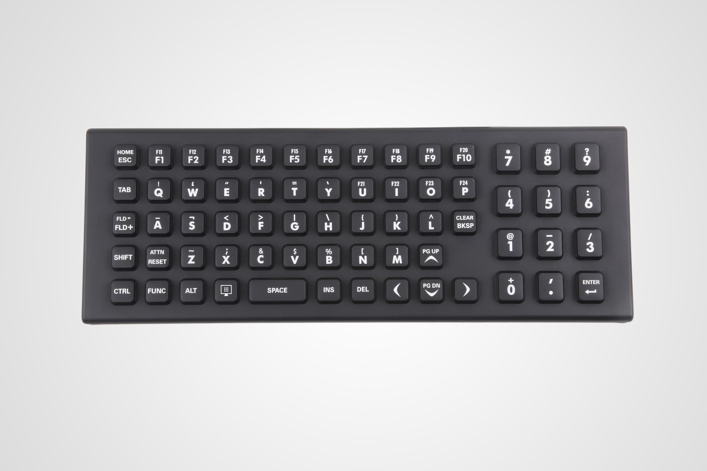 テンキーキーボード - SIK 65 - PrehKeyTec GmbH - シリコン / USB / 衛生