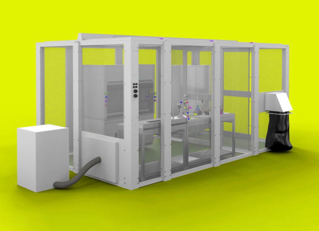 製薬研究室用隔離室 - ISOLA LAB - MITEC - 生物学的封じ込め / 医学研究用 / フレキシブル