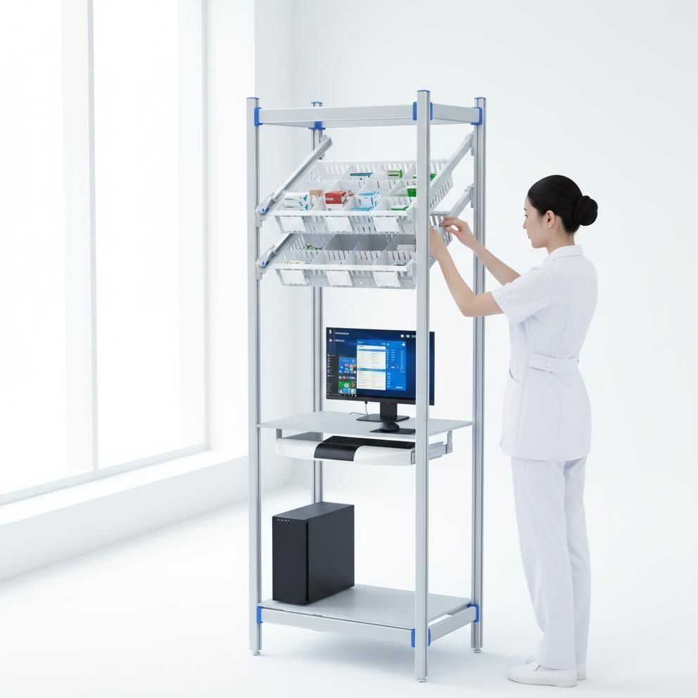 医療用PCラック - FG-P-6002F01/B - Fangge Medical - 病院用 / 手術室用 / 貯蔵用