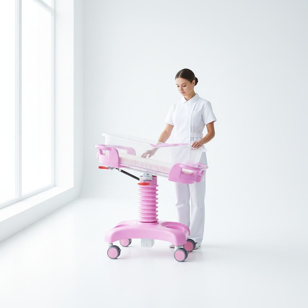 高さ調節可能な病院用バシネット - A02 - Fangge Medical - トレンデレンブルグ体位 / 逆トレンデレンブルグ体位