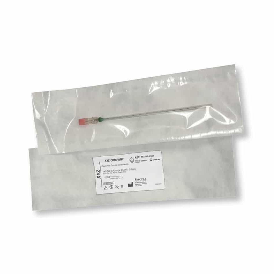 滅菌針 Spectra Medical Devices 安全機構付き