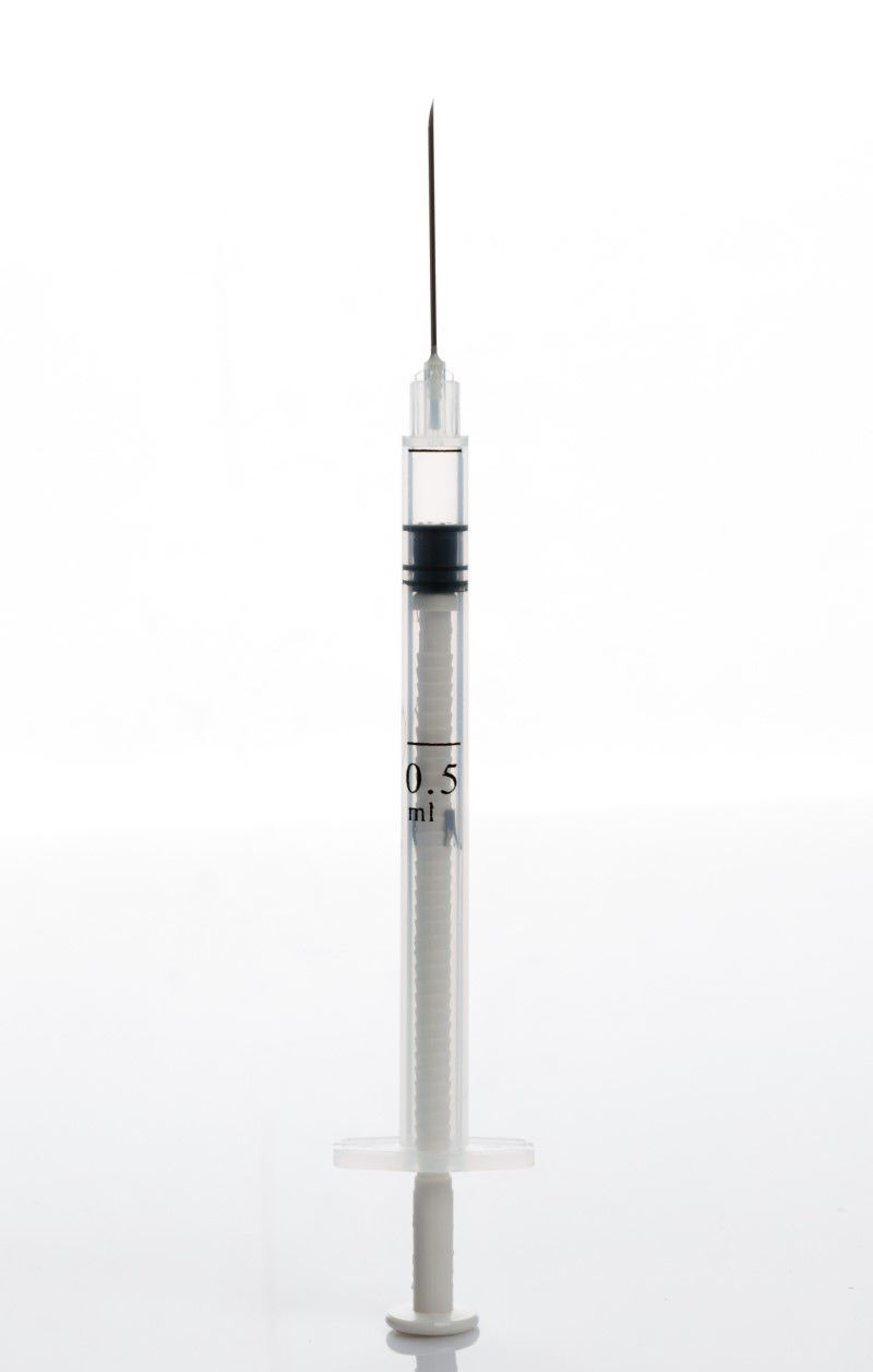 ワクチン接種用シリンジ - ADS1-0.05 - KB Medical Group - 1ml / 0.5