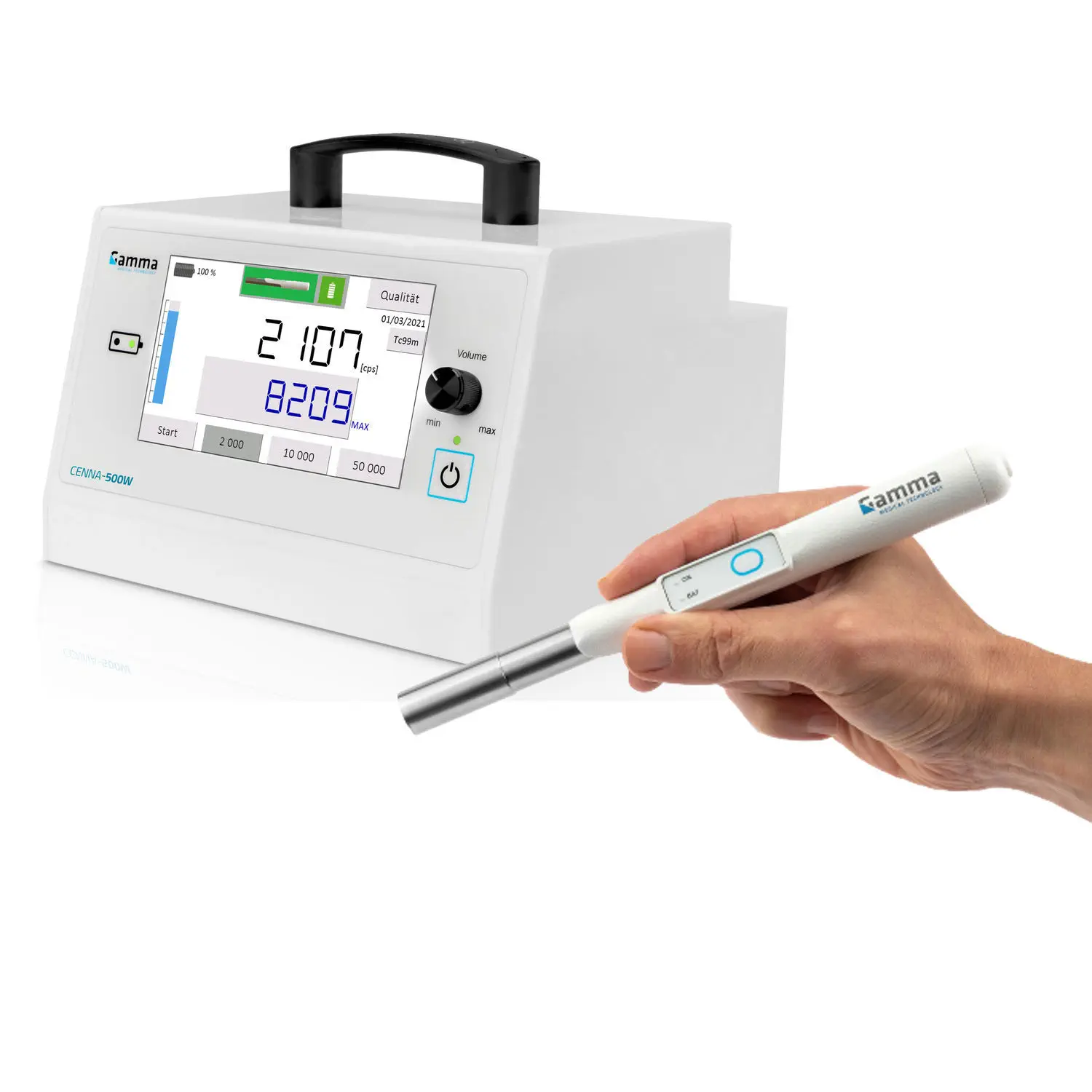 センチネルリンパ節検出ガンマ プローブ - CENNA-500W - Gamma Medical