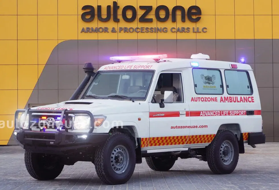 在庫処分セール テ VDJ78 - 酸素療法付き救急車 - PROCESSING AND ARMOR ZONE AUTO ミニカー