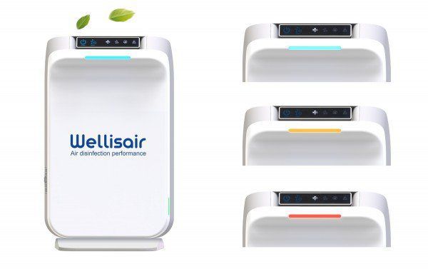 コンパクト空気清浄機 - Wellisair - Airtecnics - 壁取り付け式