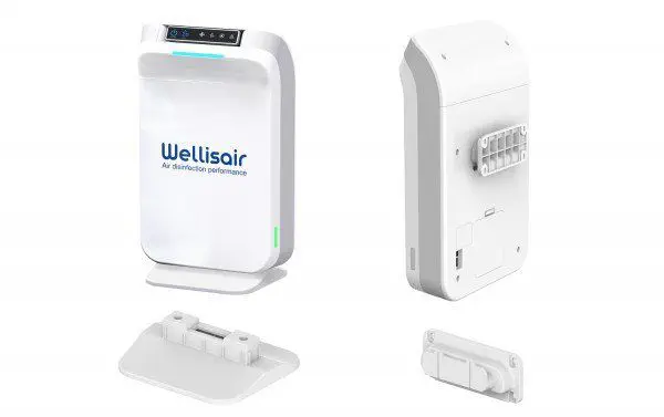 コンパクト空気清浄機 - Wellisair - Airtecnics - 壁取り付け式