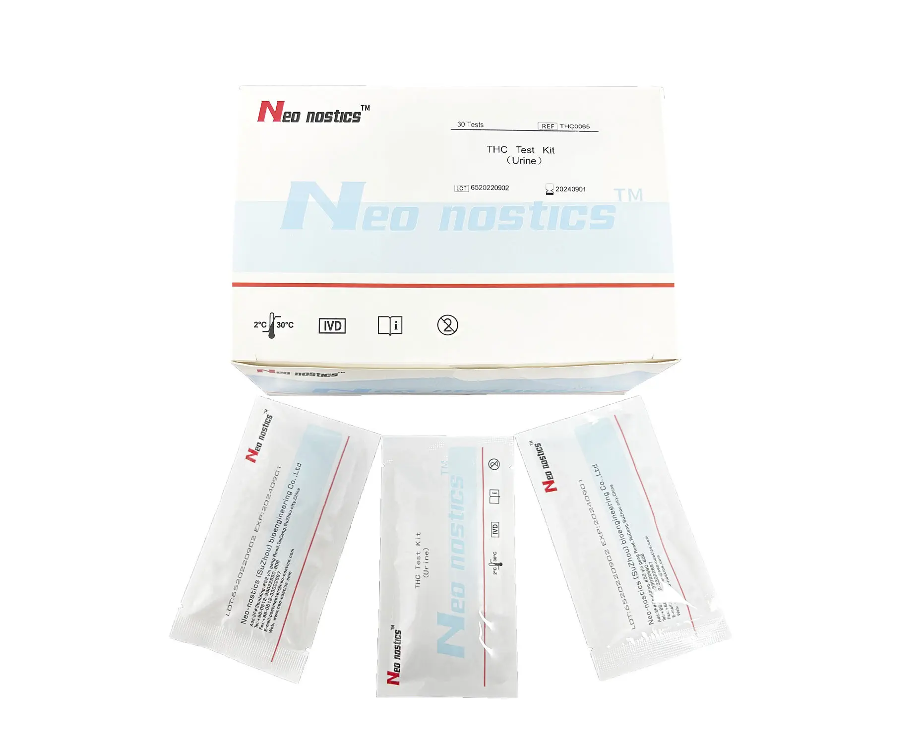 マリファナ検査キット - THC0065 - Neo-nostics - ドラッグ検診用 / 鉛