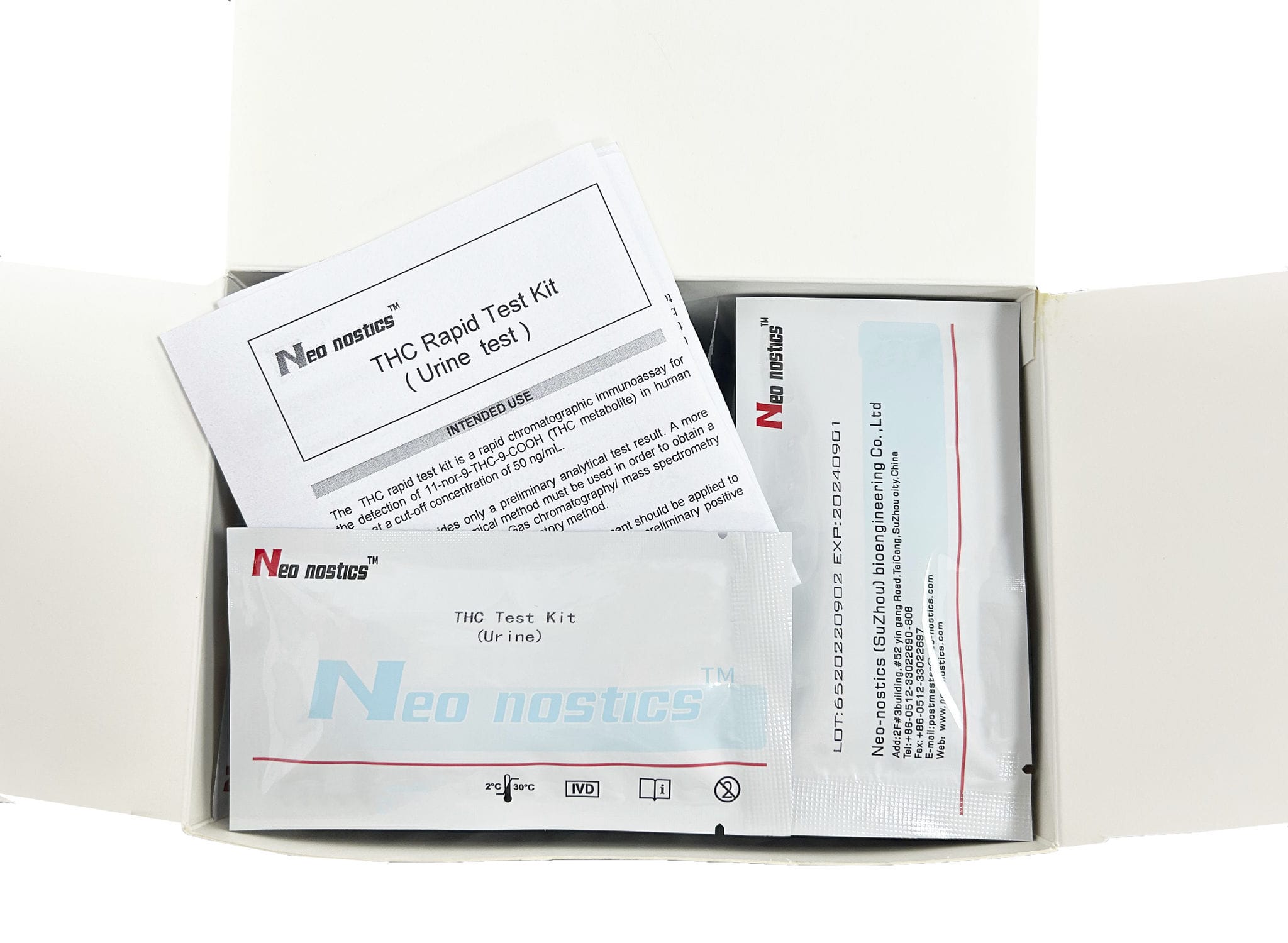 マリファナ検査キット - THC0065 - Neo-nostics - ドラッグ検診用 / 鉛