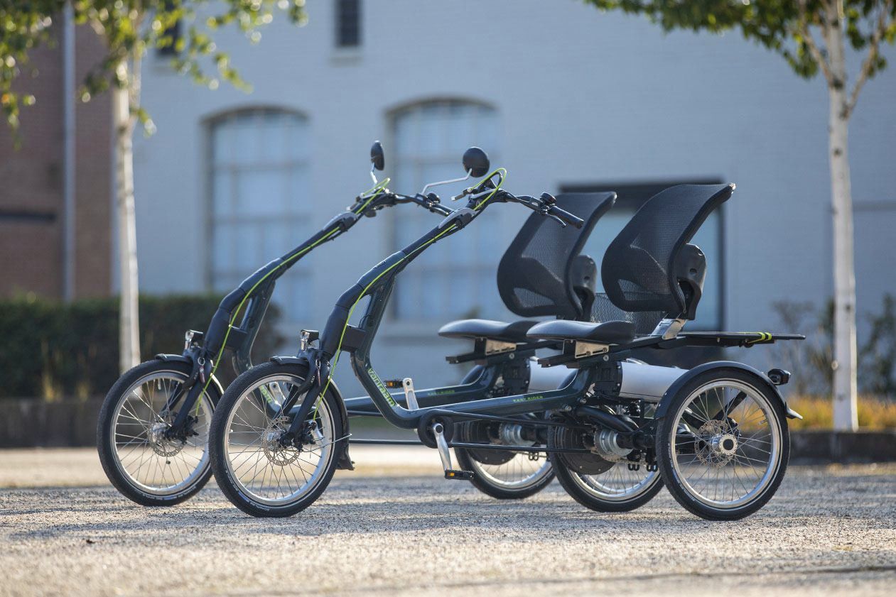 ペダル式三輪自転車 - 385-0000 - Van Raam - 大人用 / 黒 / 緑