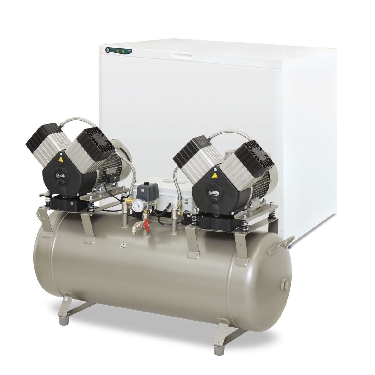 歯科コンプレッサー - DK50 2x2V/ 110 - EKOM spol - ピストン式