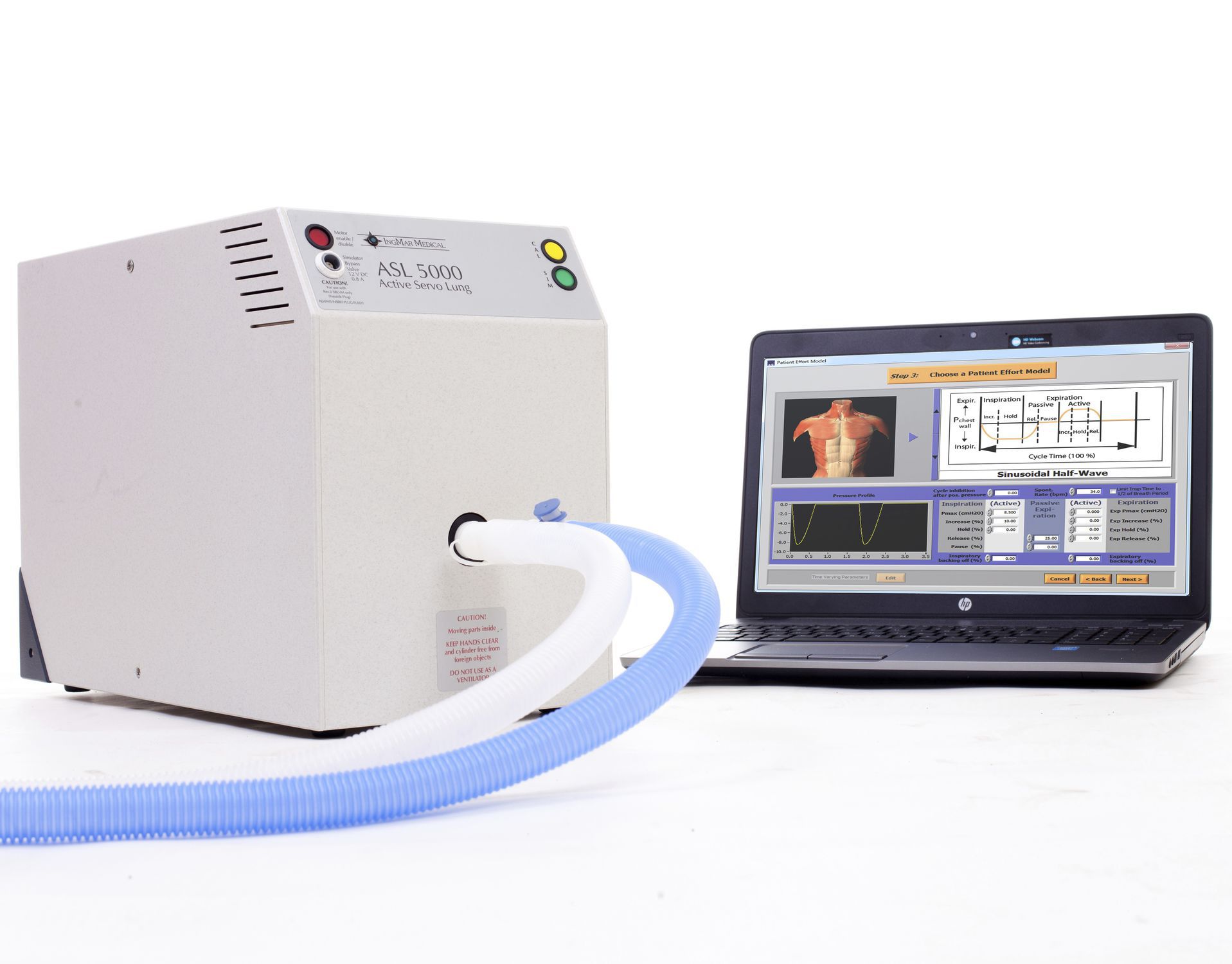 呼吸シミュレーター - ASL 5000 - IngMar Medical - 救急医療用 / 集中
