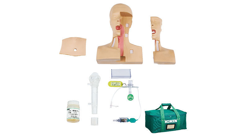 吸引シャミレーター 医療訓練用シミュレーター - LM-106 - KOKEN - 気管切開用 / 救急医療