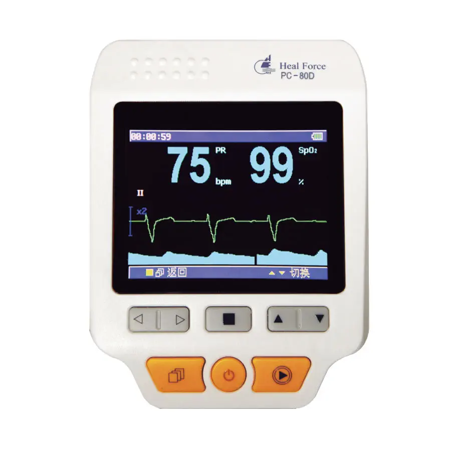 ECG患者モニター - PC-80D - Heal Force - 心拍数 / SpO2 / 集中治療用