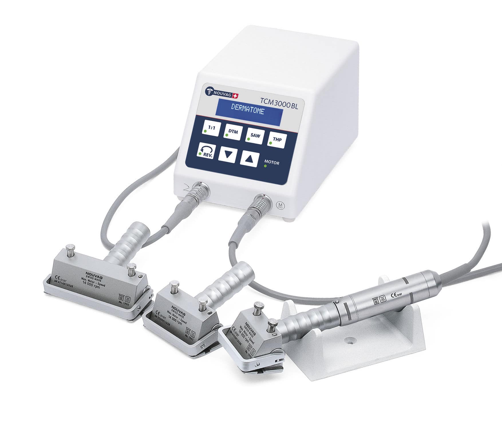 【動作良好】NOUVAG TCM Endo IV 本体＋ペダル 中古 皮膚科用マイクロモーター制御ユニット - TCM 3000 BL - Nouvag - 手術