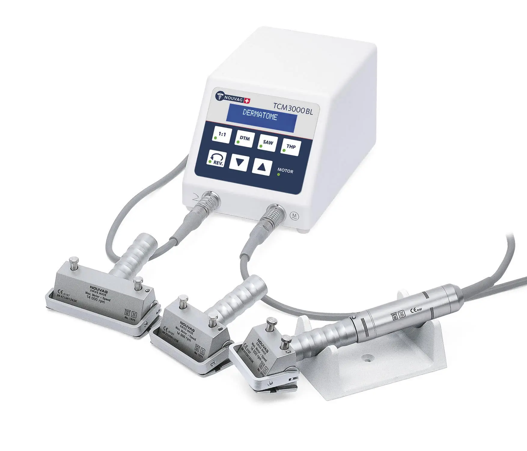 皮膚科用マイクロモーター制御ユニット - TCM 3000 BL - Nouvag