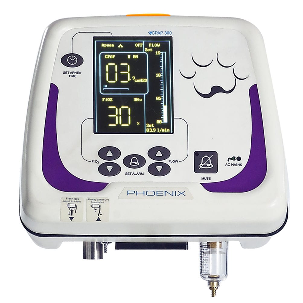 蘇生用人工呼吸器 - nCPAP 300 - Phoenix Medical Systems