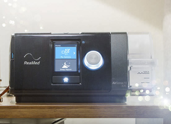 自宅療養用人工呼吸器 - AirSense™ 10 Elite - ResMed Europe - 睡眠時