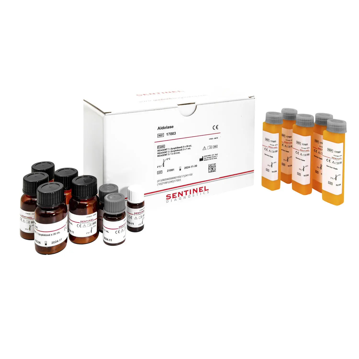 アルドラーゼ試薬キット - 17003 - SENTINEL DIAGNOSTICS - 血清 アルドラーゼ試薬キット - 17003 - SENTINEL DIAGNOSTICS - 血清
