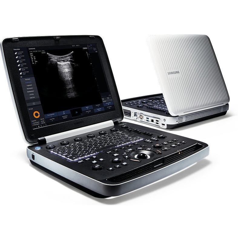 超音波　画像診断　ノートパソコン型　エコー　M-TURBO 携帯型超音波装置 - HM70 EVO - Samsung Healthcare Germany
