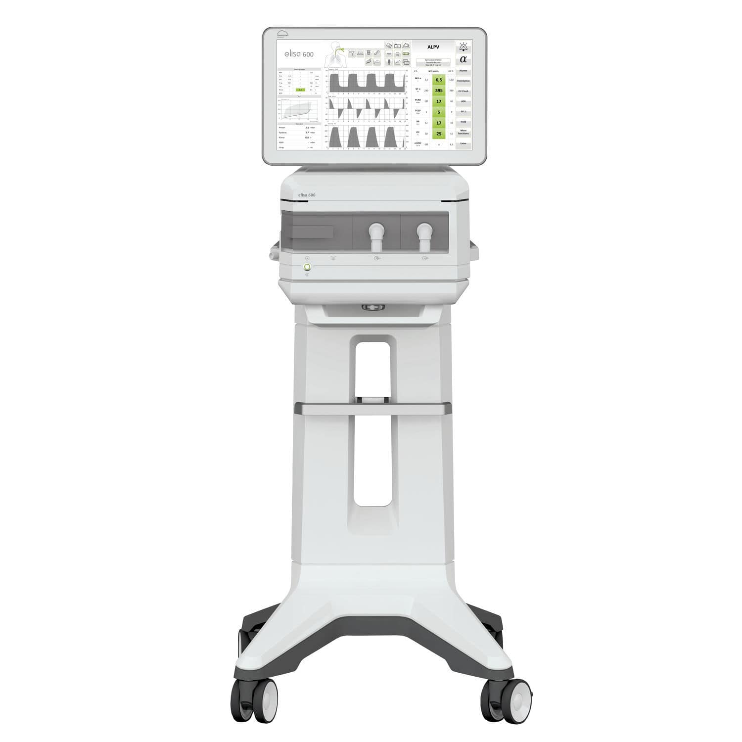 Élisaページ 集中治療用人工呼吸器 - elisa 600 - Heinen und Löwenstein - 診療
