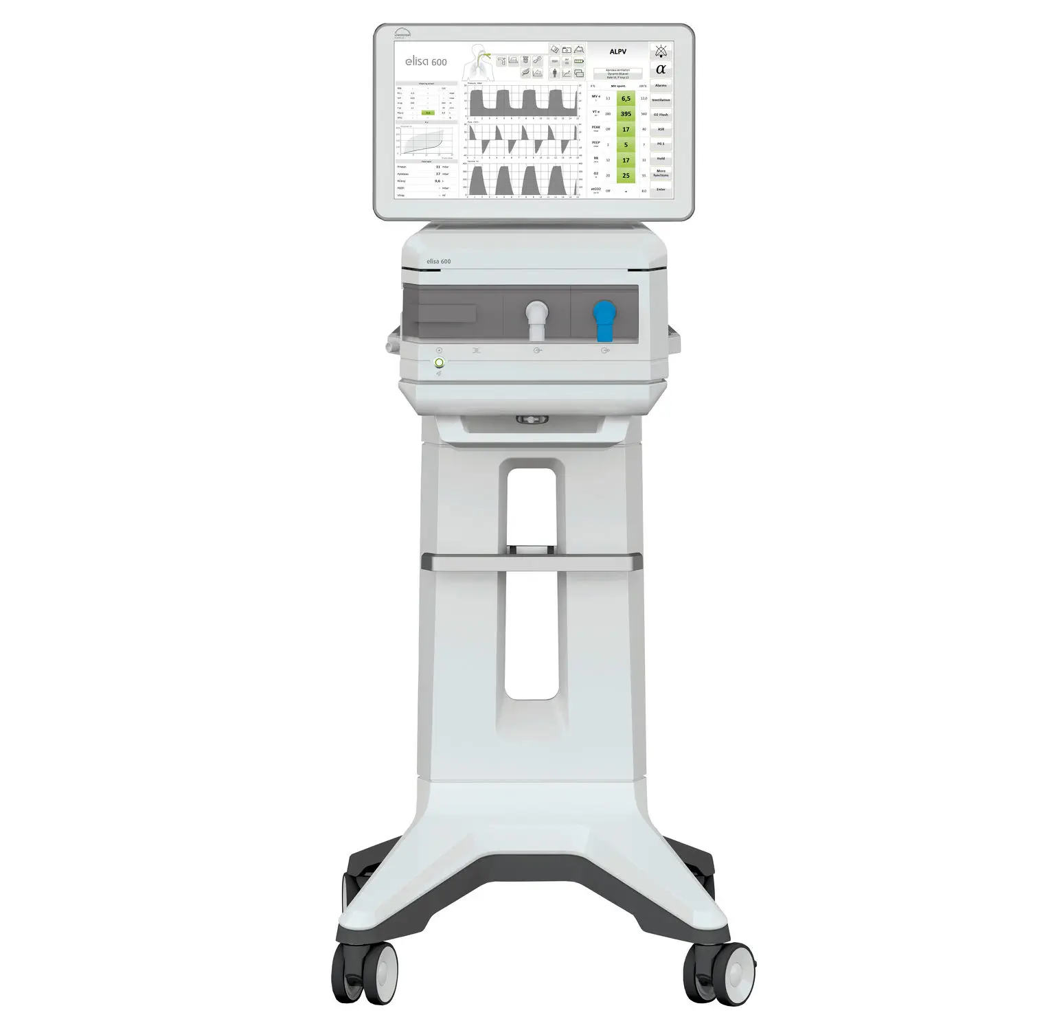 集中治療用人工呼吸器 - elisa 600 - Löwenstein Medical - 診療所用