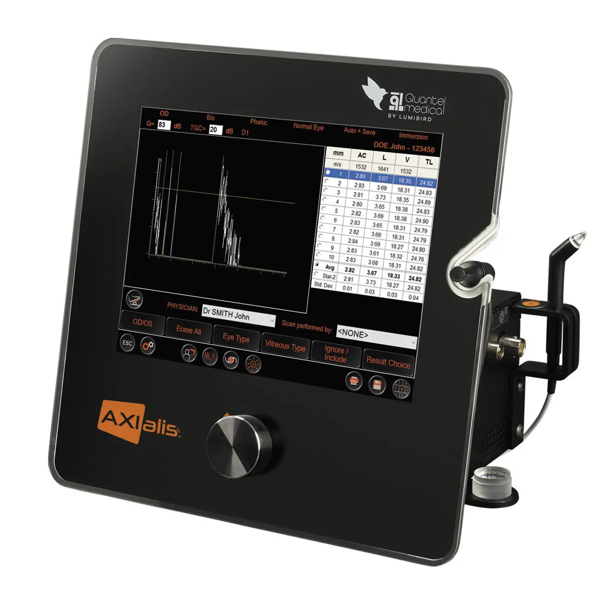 リセルカスケット 本体　超音波 超音波式生体計測装置 - AXIalis - Quantel Medical - Ophthalmology