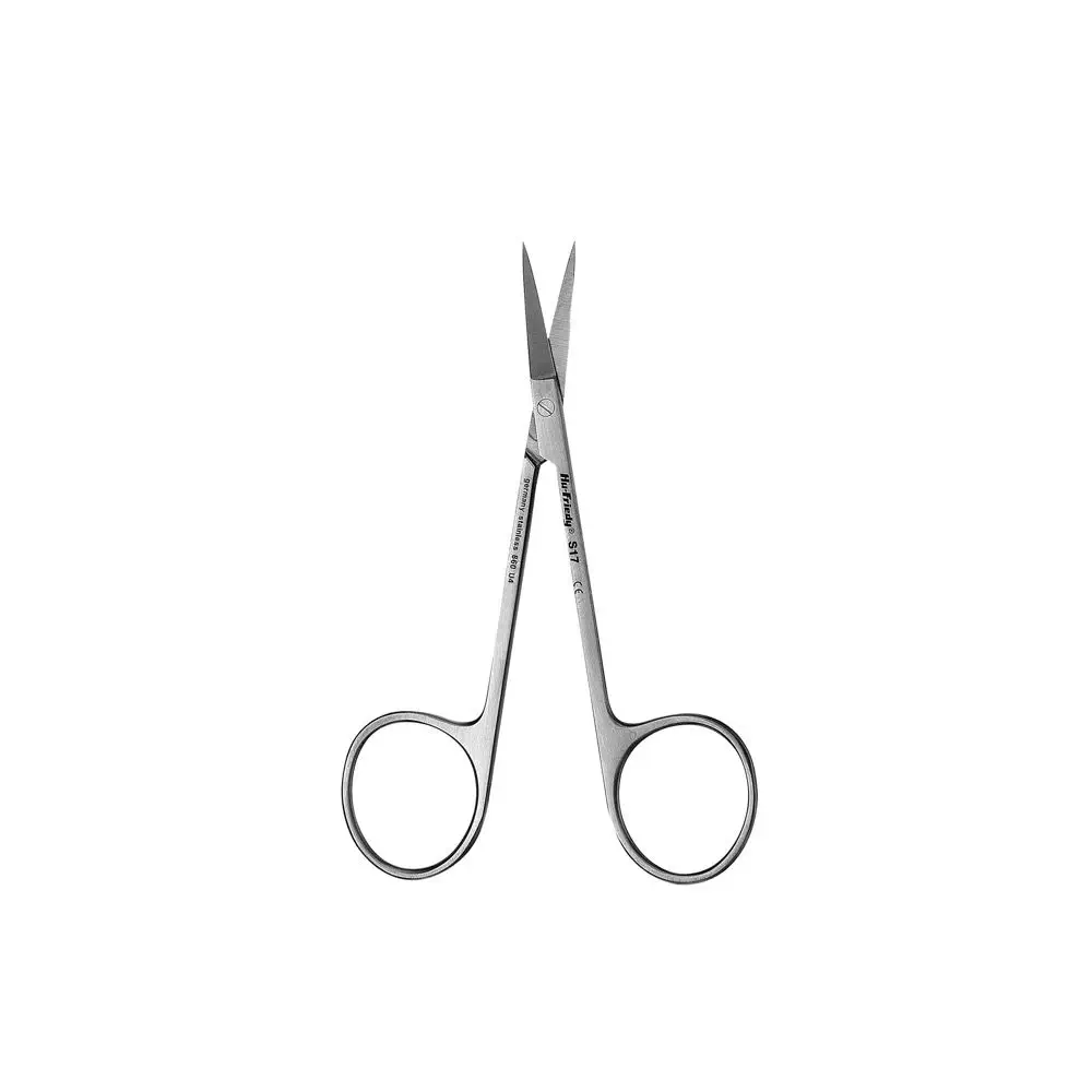 ヒューフレディ　はさみブラックラインスーパーカットアイリス直S17SCX 17 Straight Iris Super-Cut Scissors S17SC | HuFriedy Group