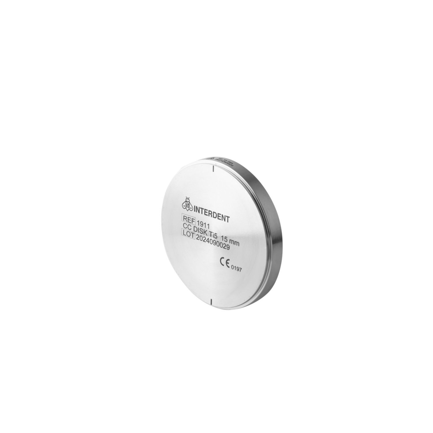チタン製歯科材料 - CC Disk Ti5 - Interdent - 歯科用ブリッジ用 / 歯
