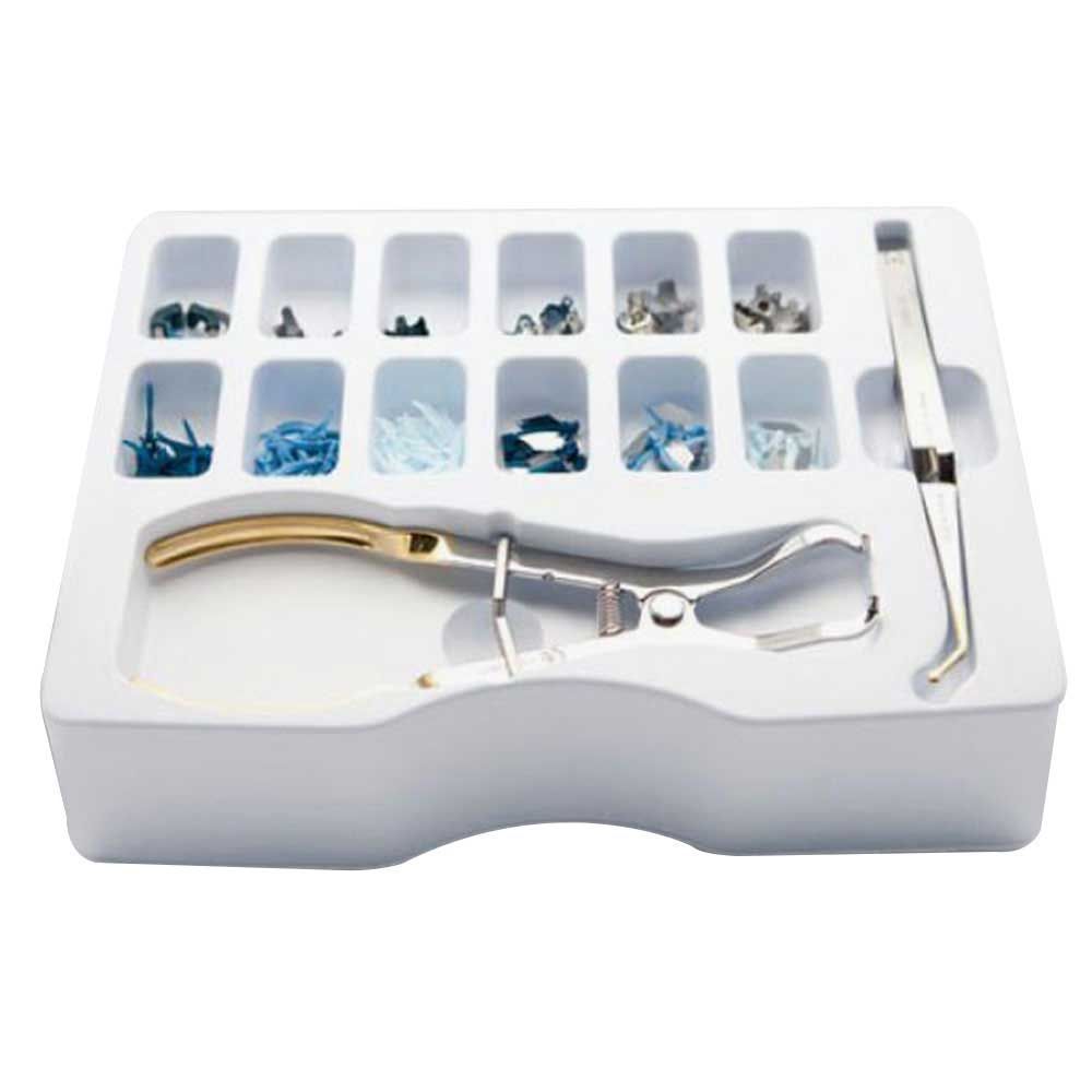 歯科ラバーダムセットピンセット付き