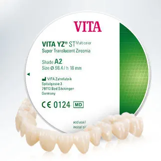 ジルコニア製歯科材料 - YZ® ST Multicolor - VITA Zahnfabrik H
