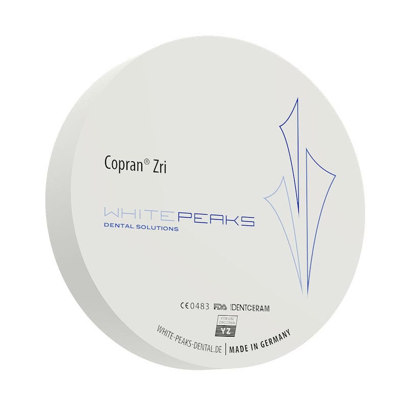 ジルコニア製歯科材料 - Copran® Zri 98 - Whitepeaks Dental