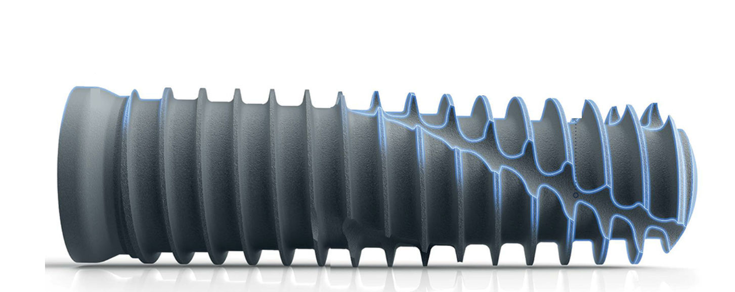 テーパー歯科インプラント - T3® PRO - Zimmer Dental - チタン製