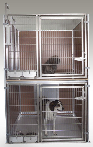 犬用動物用ケージ - Tri-Kennel - Mason - 3つ仕切り / ステンレス