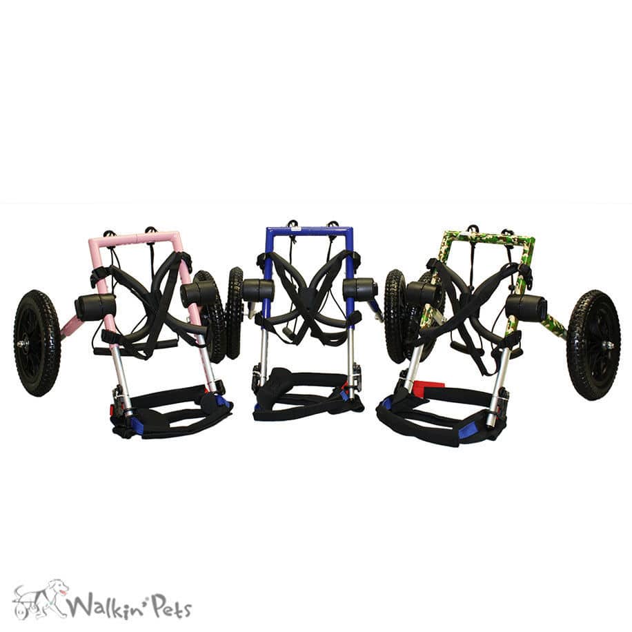 Walkin' Wheels ウォーキングホイールズSTD 犬の車椅子 調節可能 調整可能な犬用車椅子、大型犬の後ろ足用ペット用車椅子