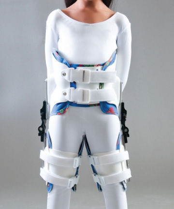 腰装具 Custom Mini Tlc Optec Usa 脚拉致 子供用 関節付き