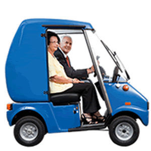 電動体が不自由な方用スクーター - Duett - Graf-Carello - 4輪 / 2人