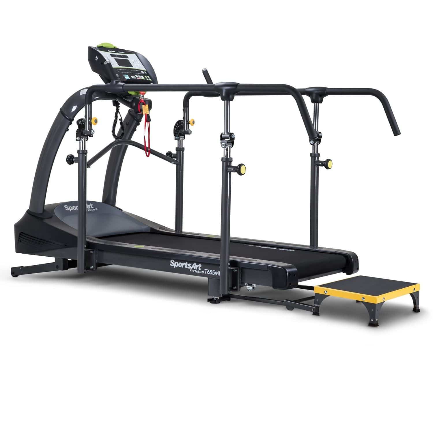 手すりトレッドミル T655MD SportsArt Fitness 傾斜付き